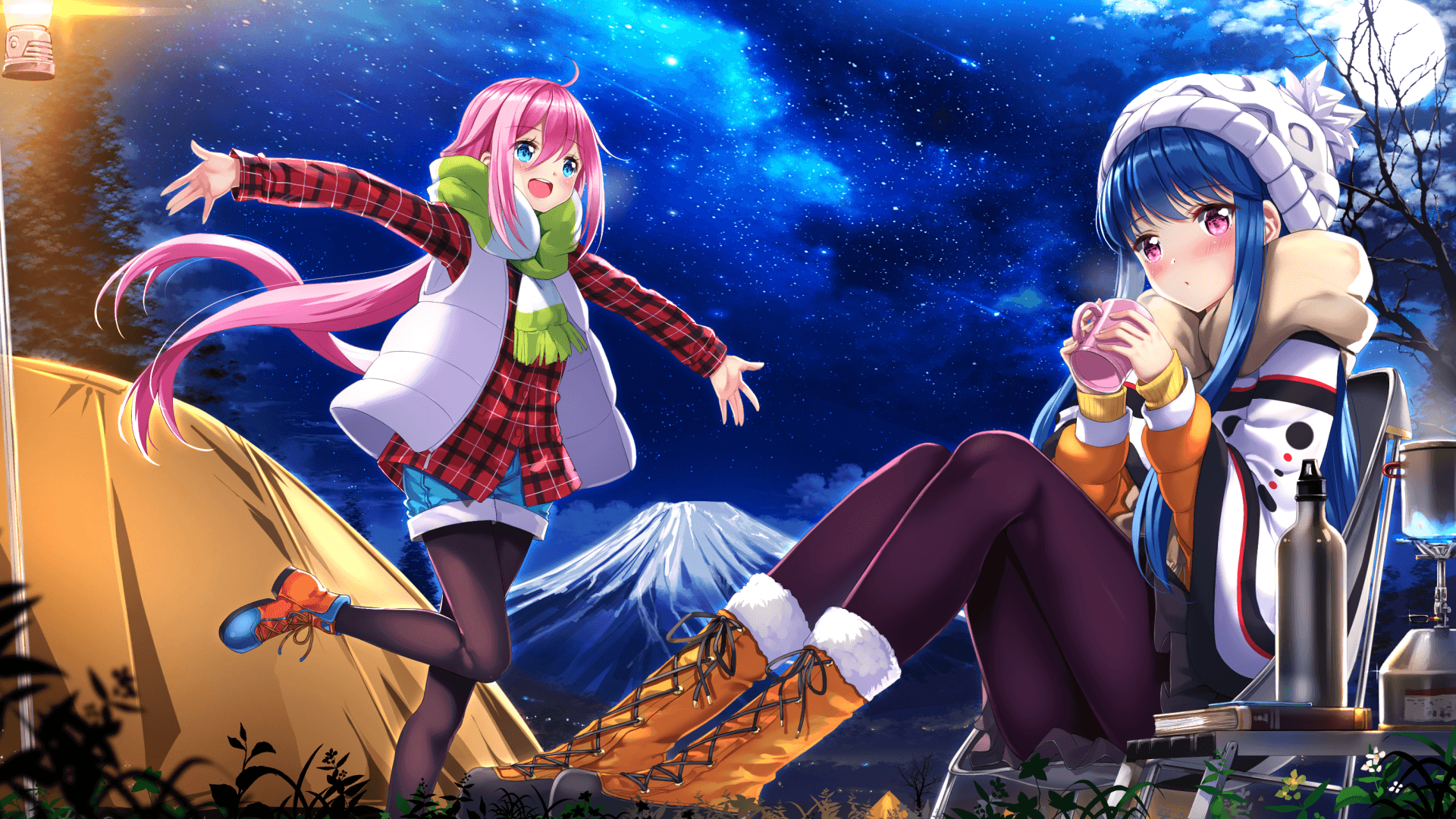 Laid Back Camp HD Wallpaper And Background Image