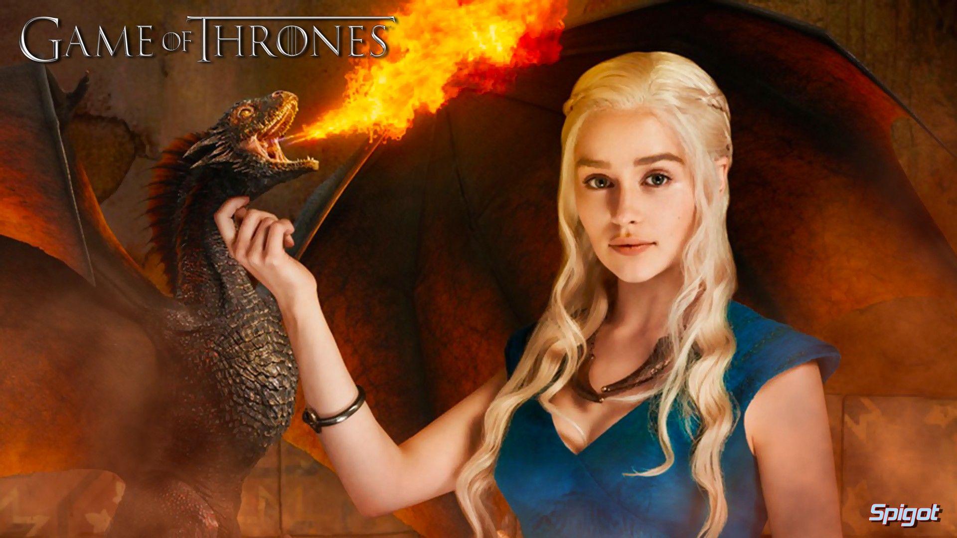 Game Of Thrones image Dany & Dragon Wallpaper HD