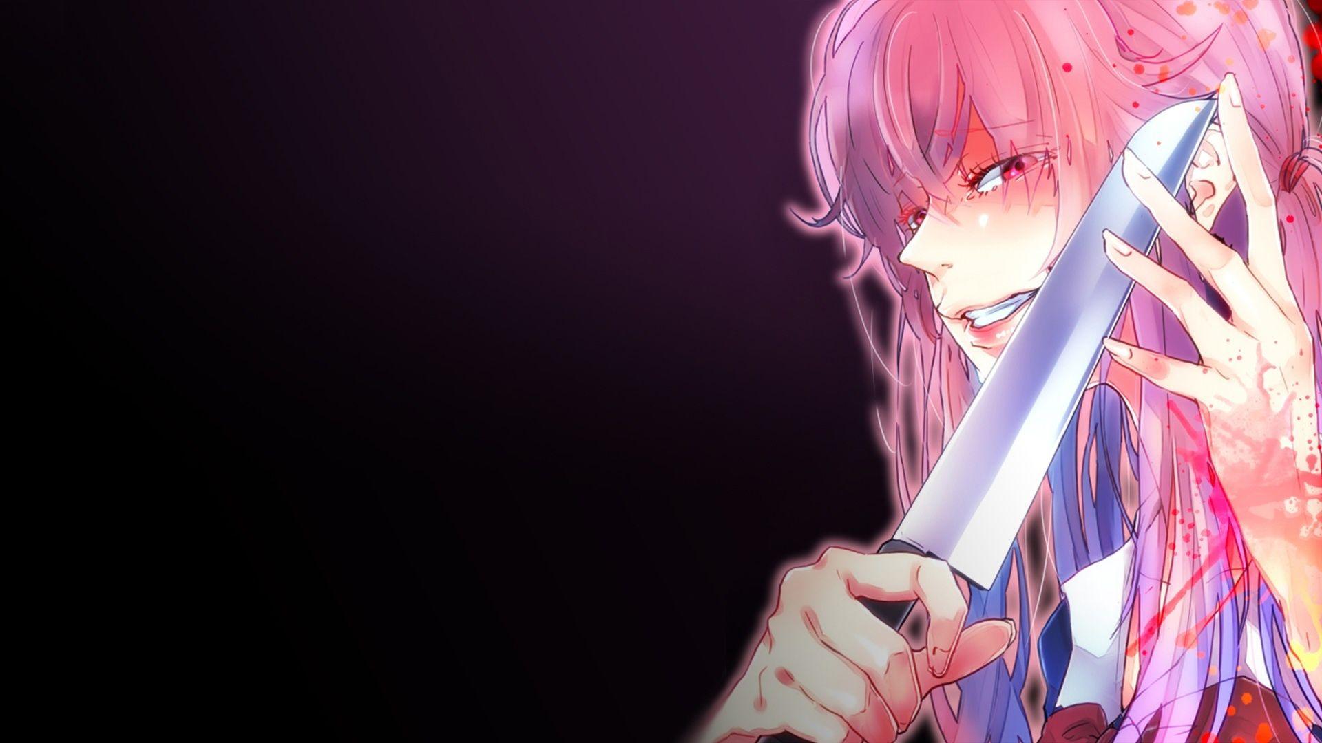 Download Future Diary With A Full Moon Wallpaper  Wallpaperscom