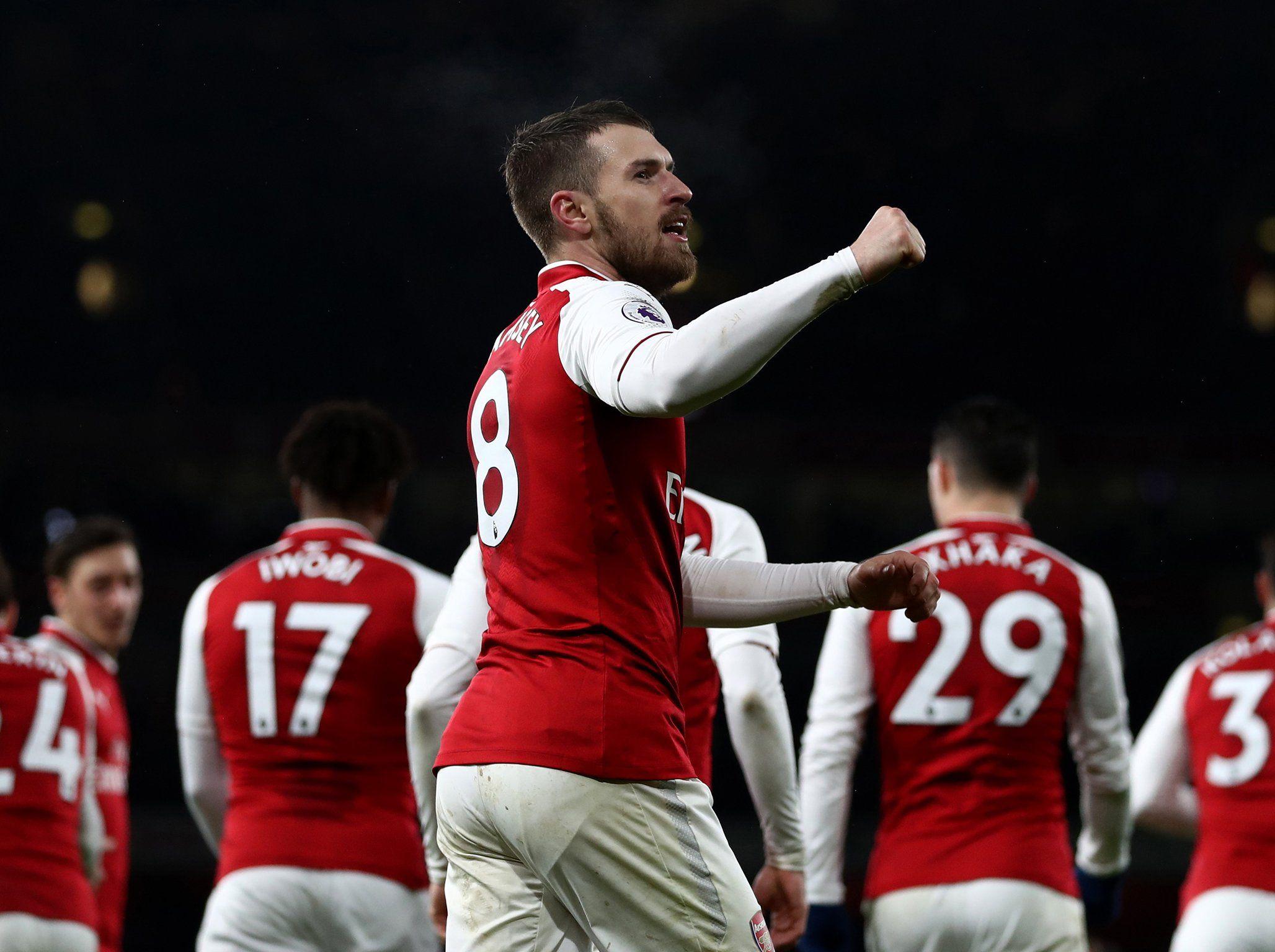 Aaron Ramsey drops hint over Arsenal future by claiming he 'can't