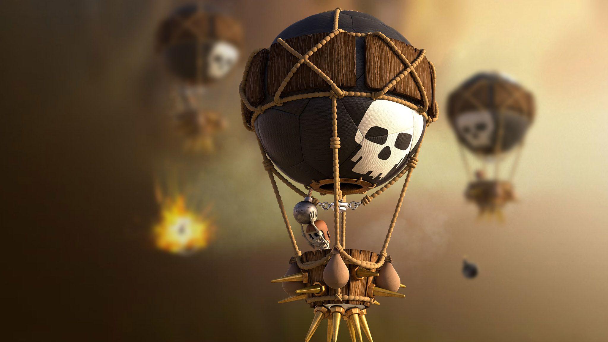 Clash Of Clans Balloons 2048x1152 Resolution HD 4k