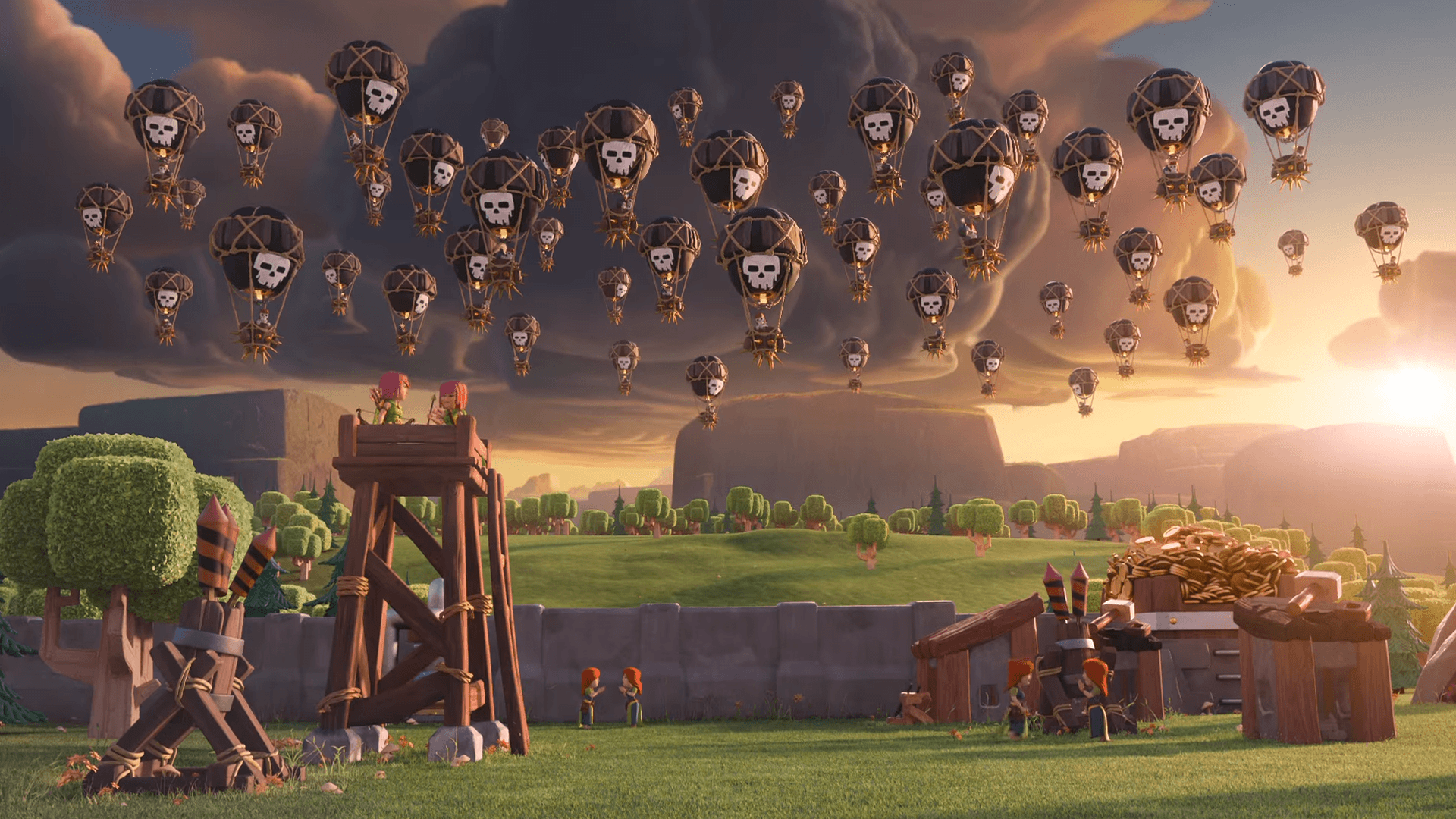 Clash of Clans Wallpaper of clans parade