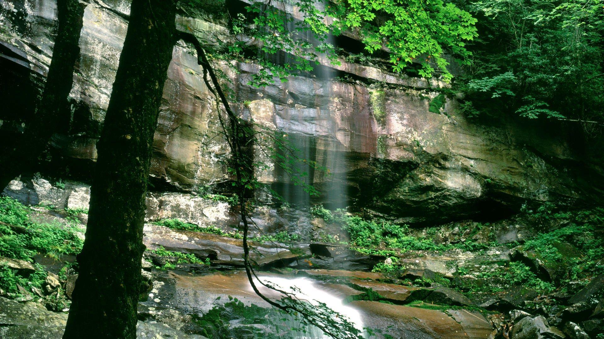 1920x1080px waterfall themed wallpaper for desktops