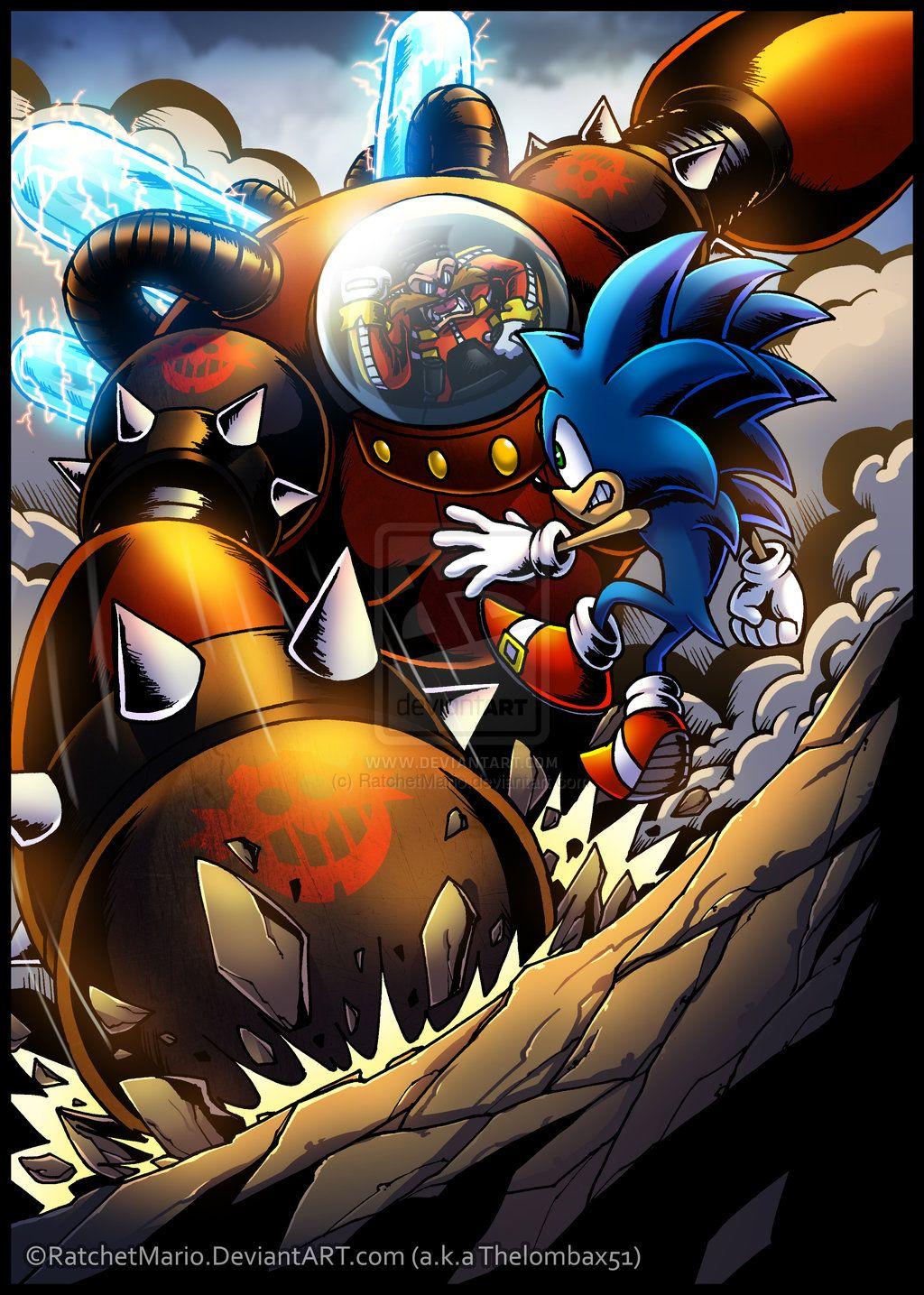 Sonic the Hedgehog image Eggman vs Sonic HD wallpaper