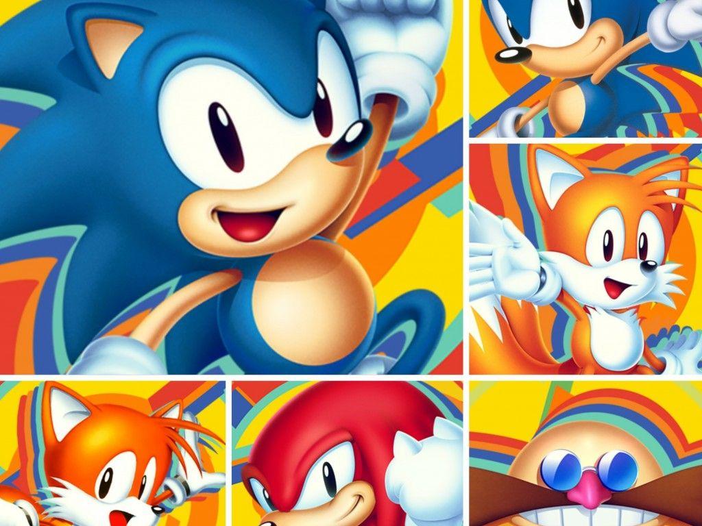 Download Wallpaper 1024x768 Sonic the hedgehog, Sega pico, Tails