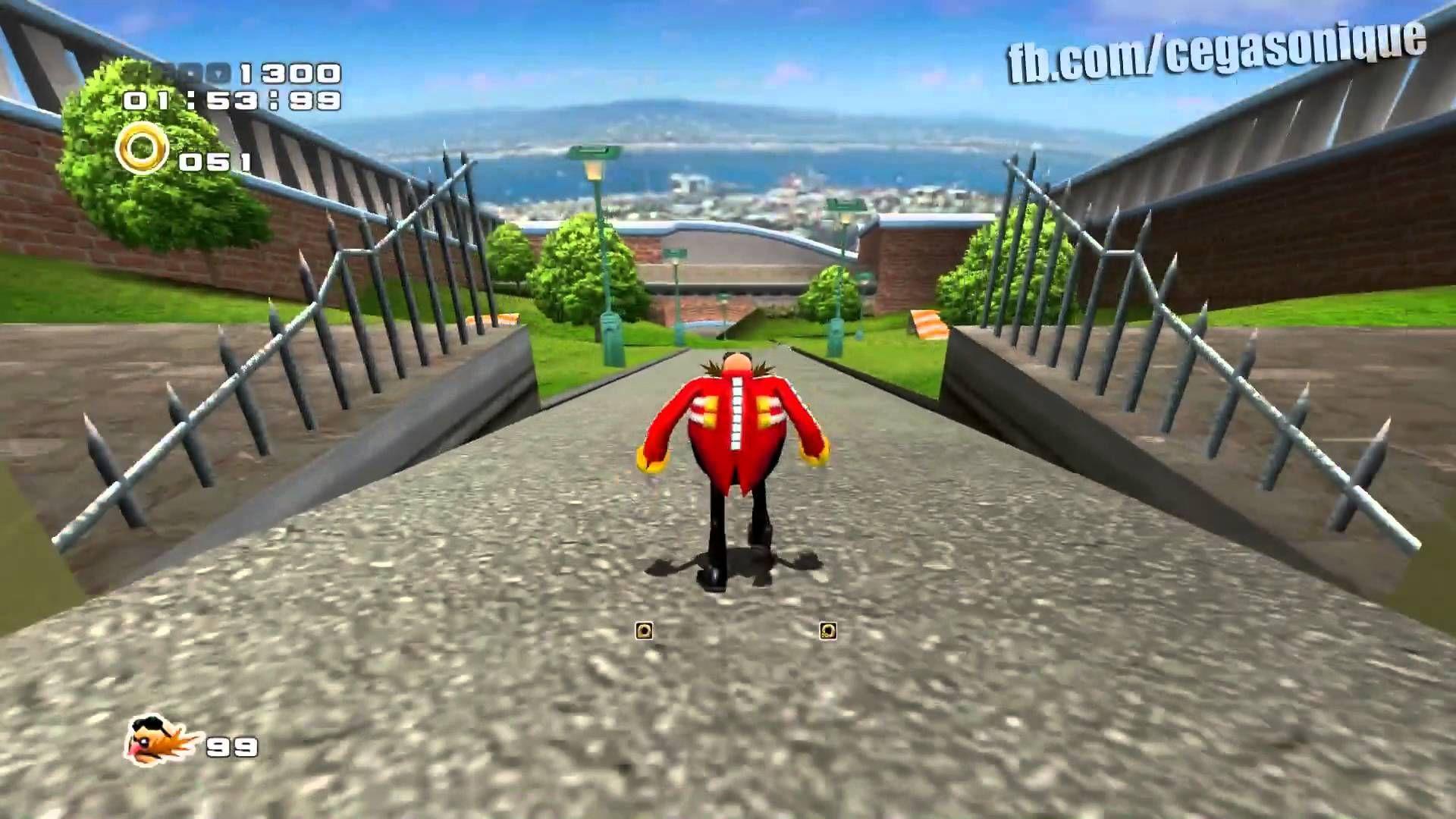 Playing as Dr Eggman in Sonic Adventure 2's City Escape did I