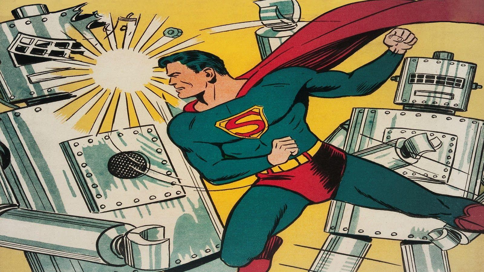 1600x900px Superman Comic Wallpaper