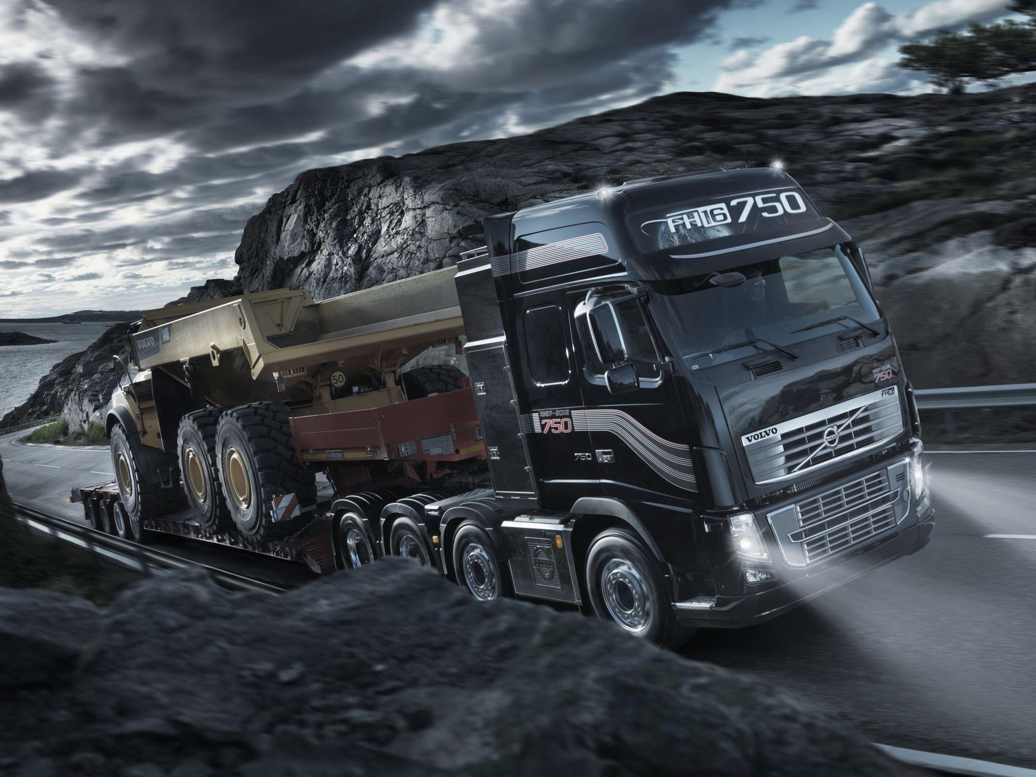 2011 Volvo FH16 750 8x4 tractor semi rig f wallpapers