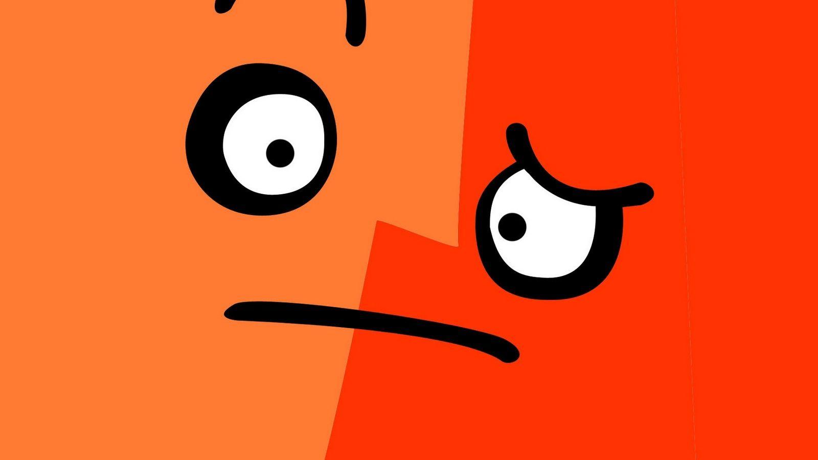 Download wallpaper 1600x900 face, book, cover, sad, mood, smiley