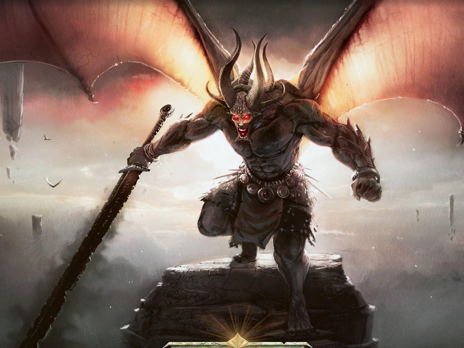 Hellriser Lord with Wings wallpaper from Fantasy wallpaper