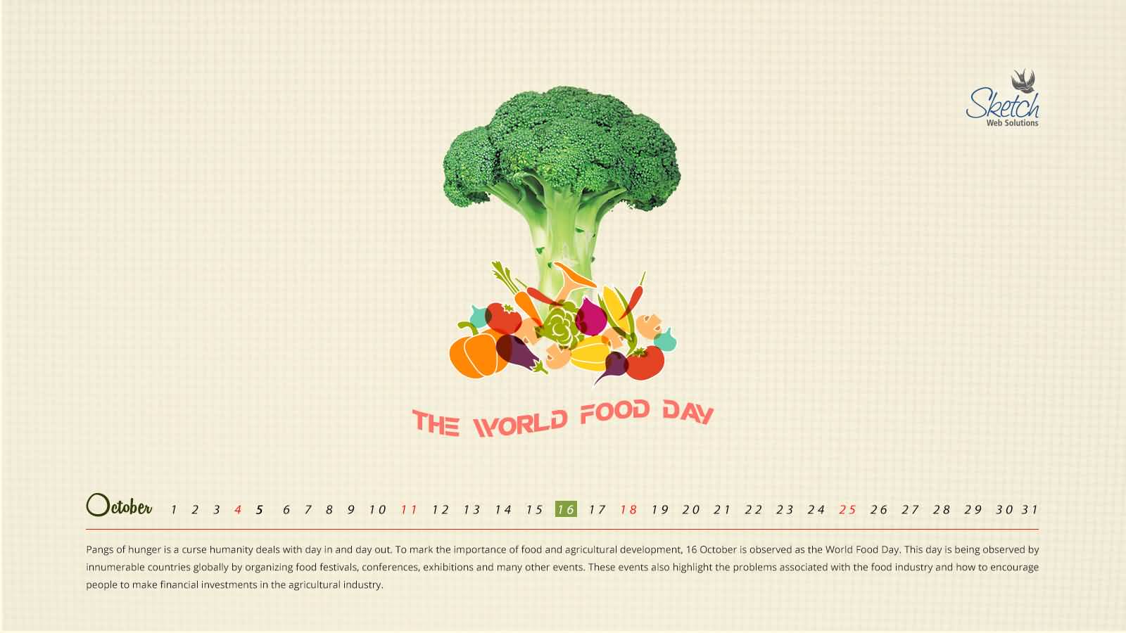 Beautiful Picture Of World Food Day Wishes 2016