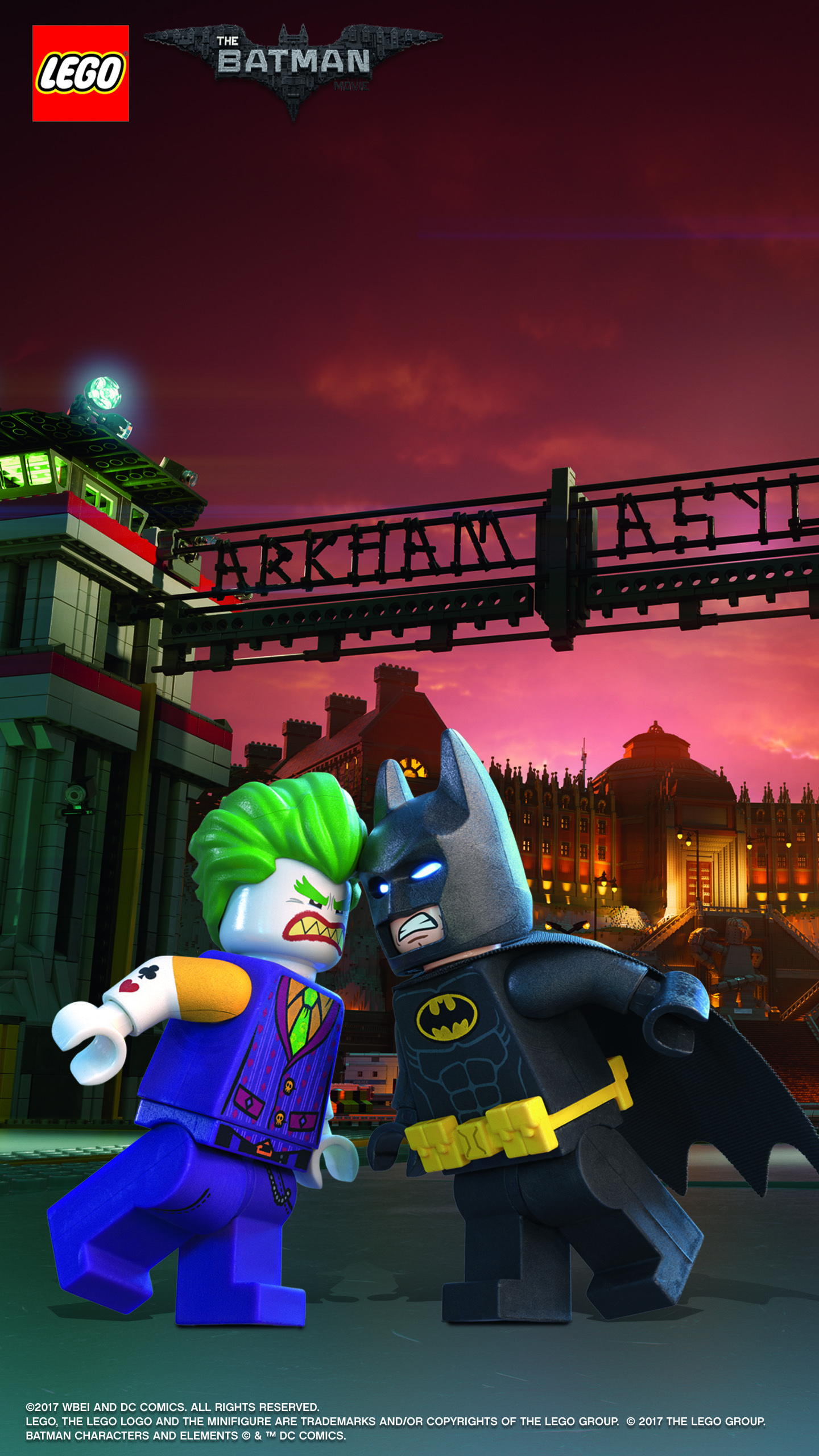 Batman™ vs. The Joker™ Wallpaper LEGO® BATMAN