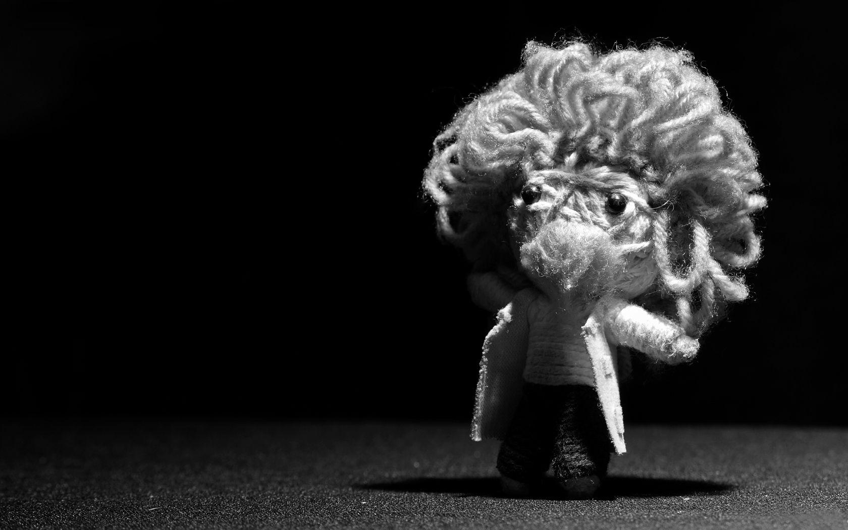 wool, Albert Einstein, dolls, figurines wallpaper