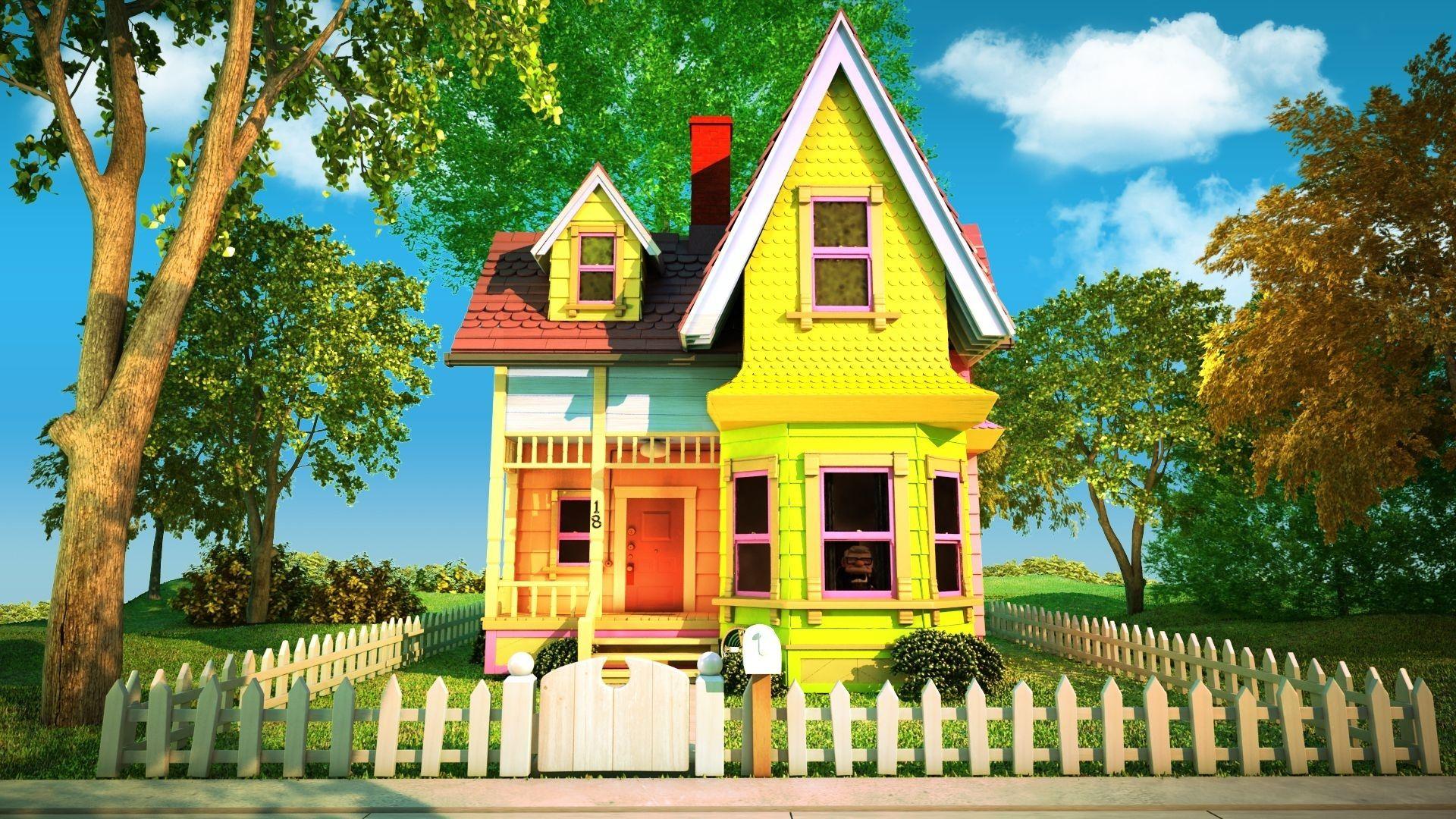 Latest Up House Pixar High Resolution FULL HD 1080p For PC