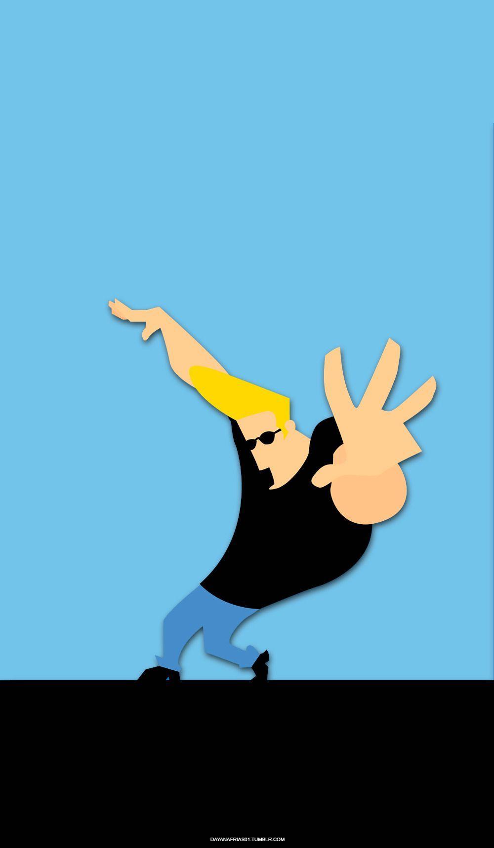 Johnny Bravo. Minimalist Wallpaper. Fondos in 2018