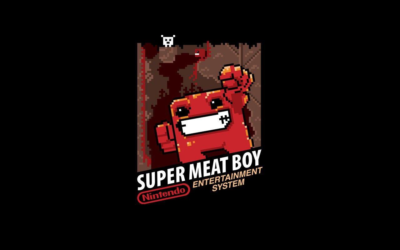 Super Meat Boy, NES, 8 Bit Wallpaper