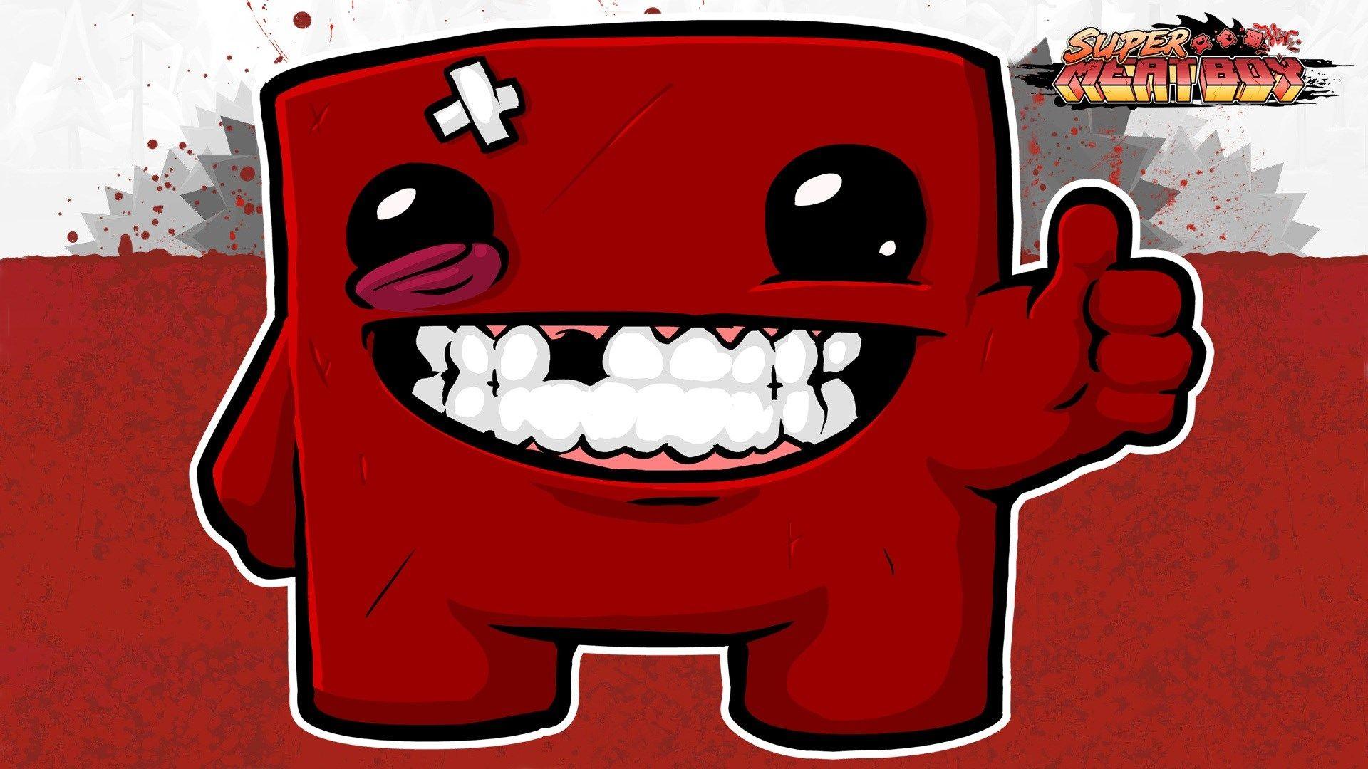 widescreen background super meat boy
