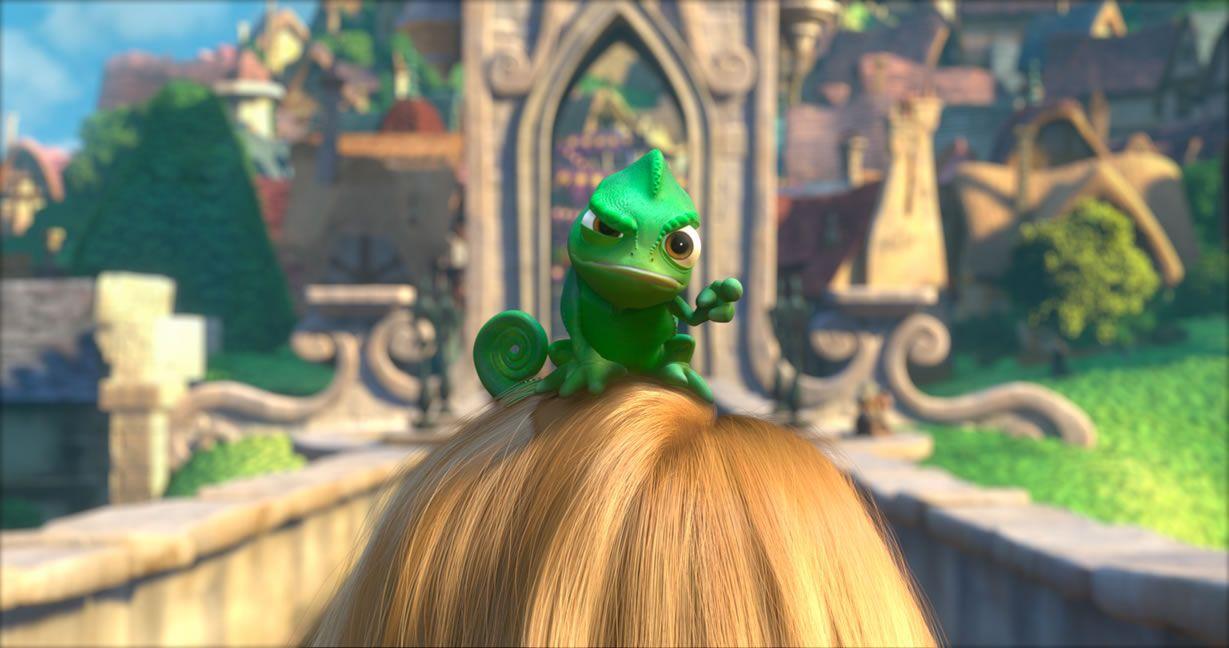 Cute Pascal from Disney's Movie Tangled Desktop Wallpaper
