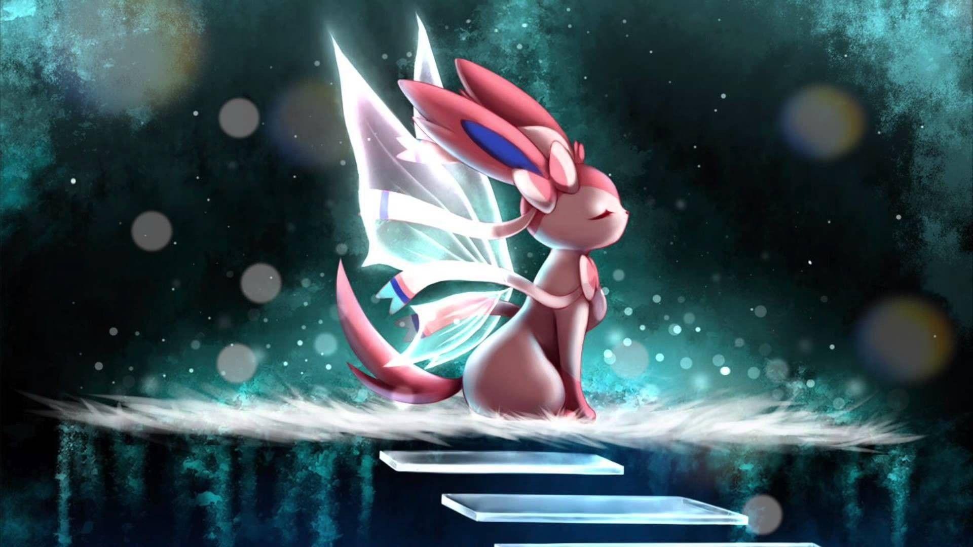 Download Catching em all Get your very own Sylveon with a pink  pokeball Wallpaper  Wallpaperscom