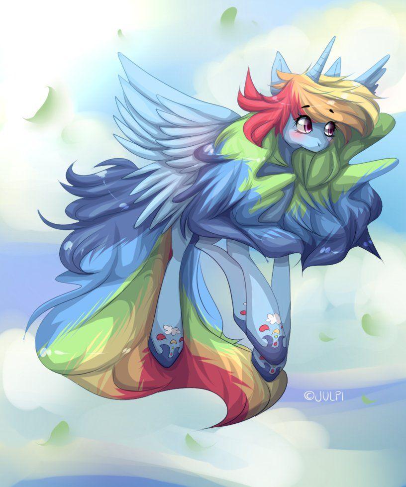 My Little Pony Wallpaper Rainbow Dash Alicorn