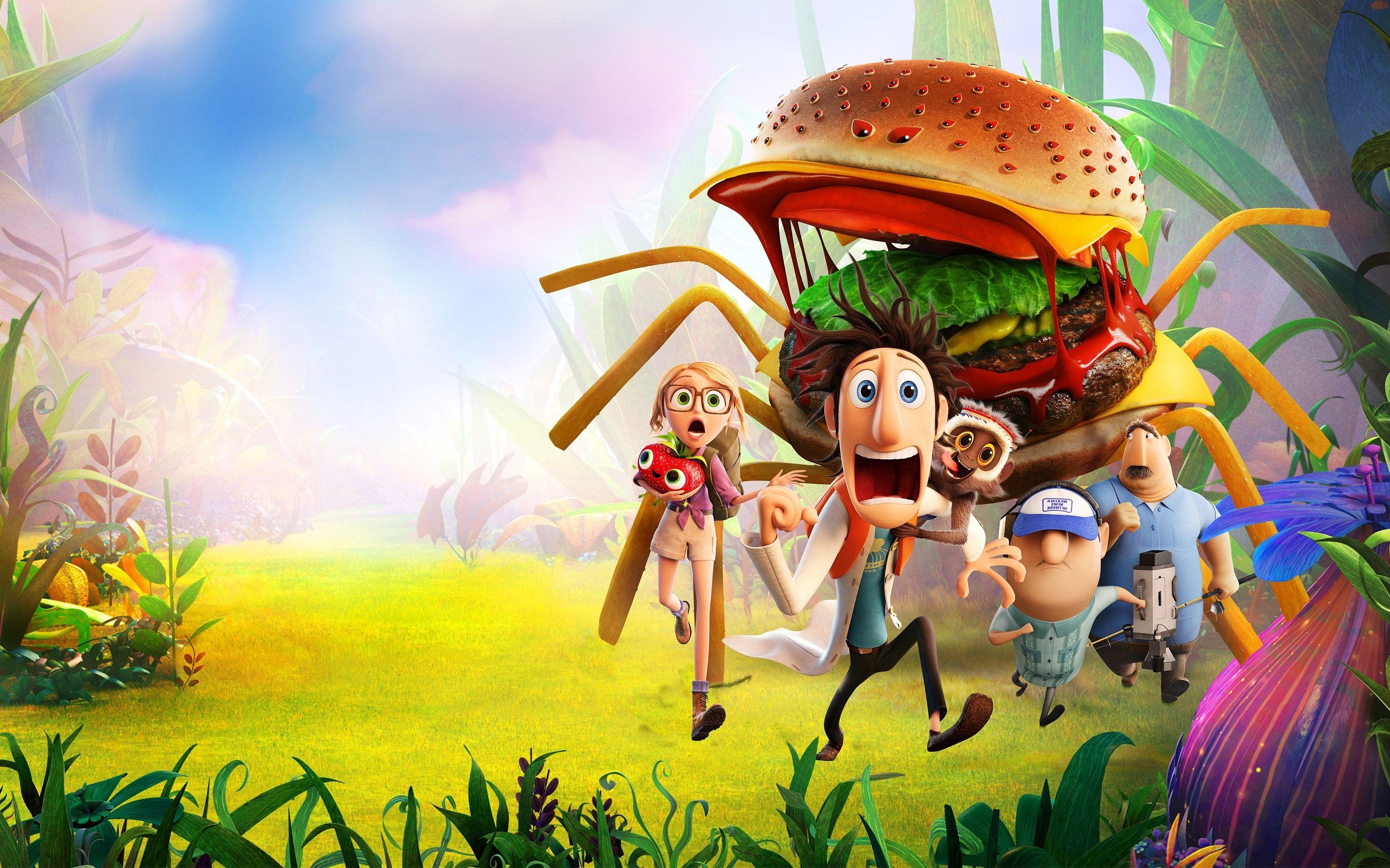 Cloudy with a Chance of Meatballs 2 HD Wallpaper. Background