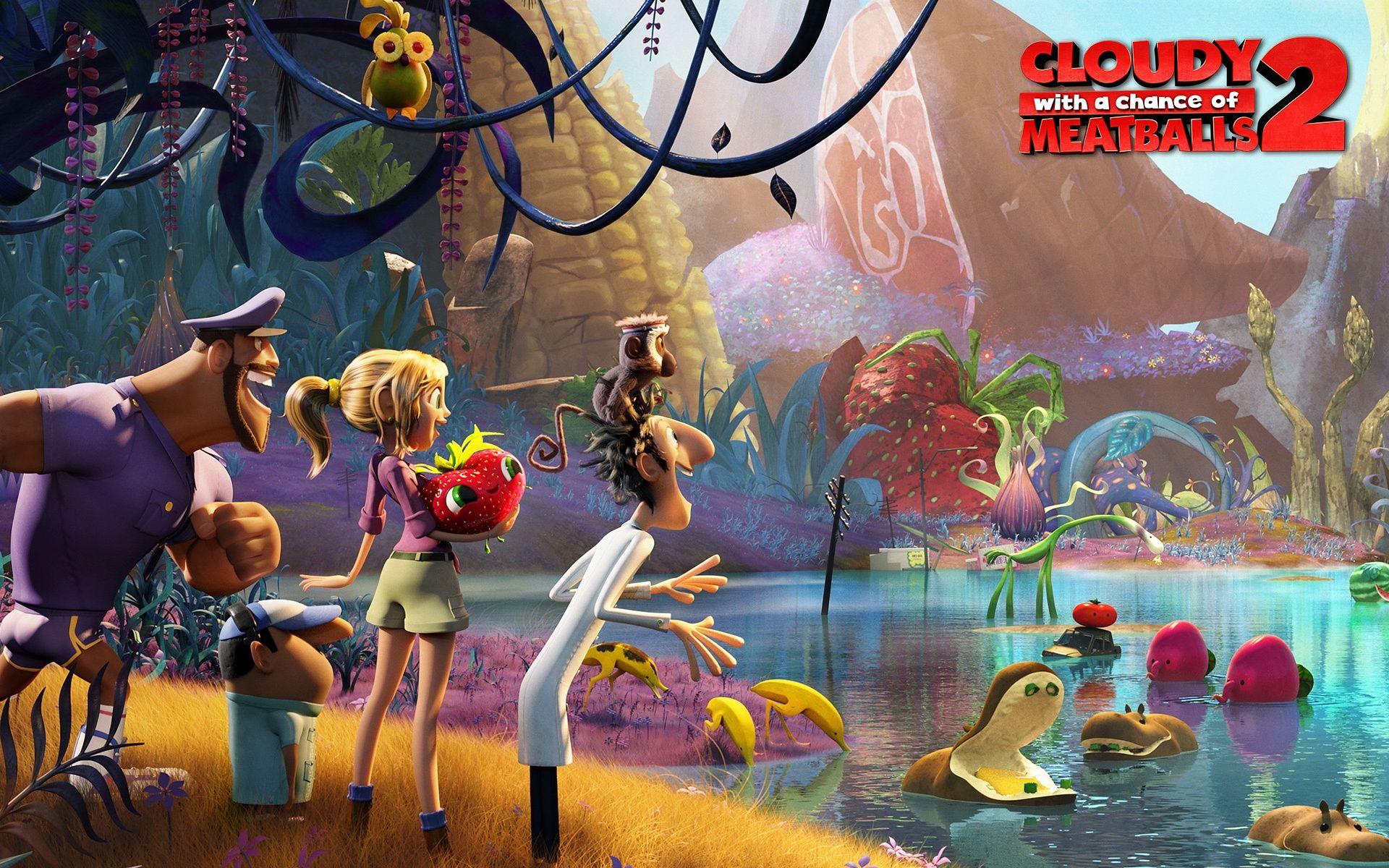 Cloudy with a Chance of Meatballs 2 Wallpaper in jpg format