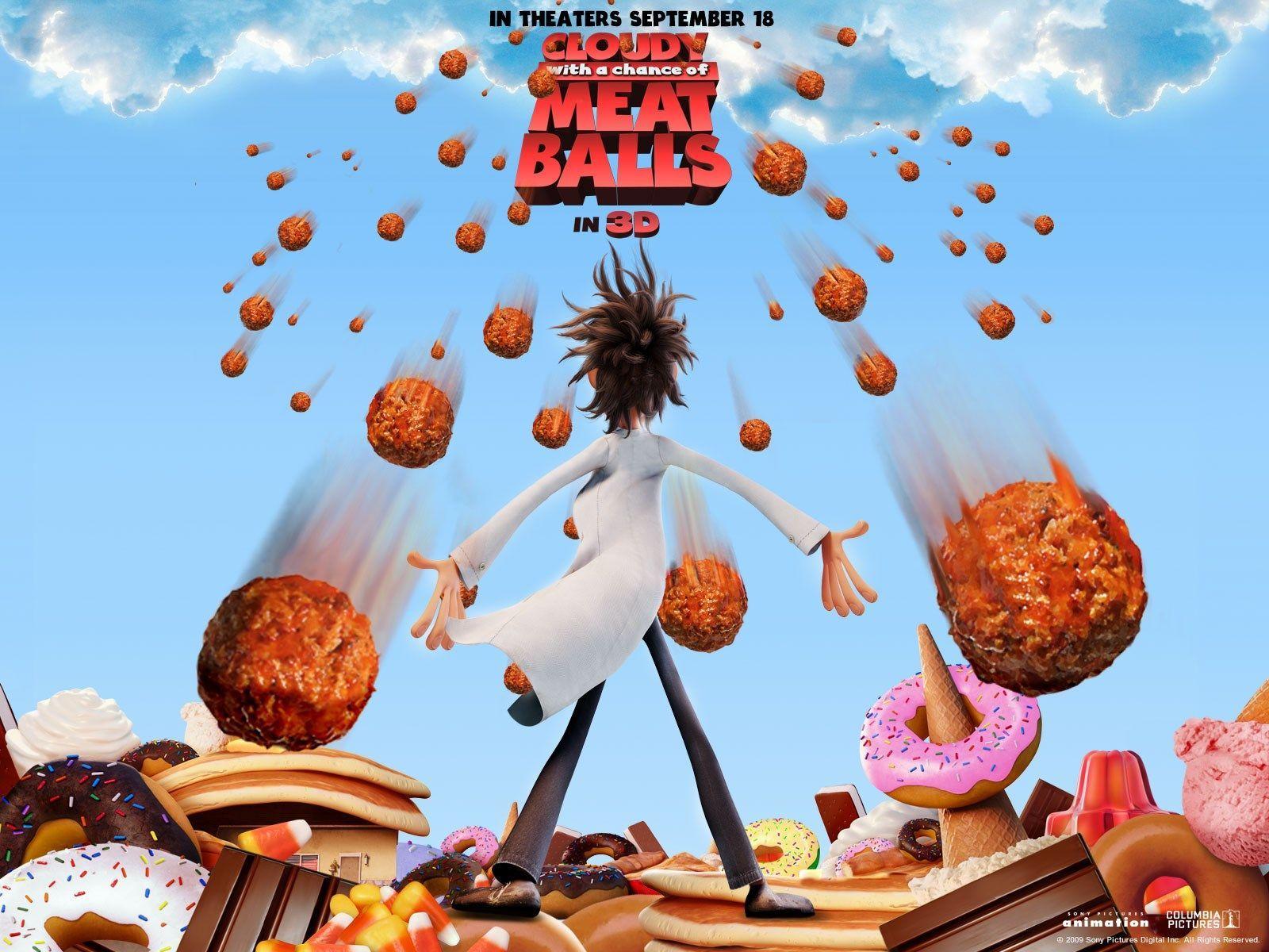 desktop wallpaper for cloudy with a chance of meatballs, 1600x1200