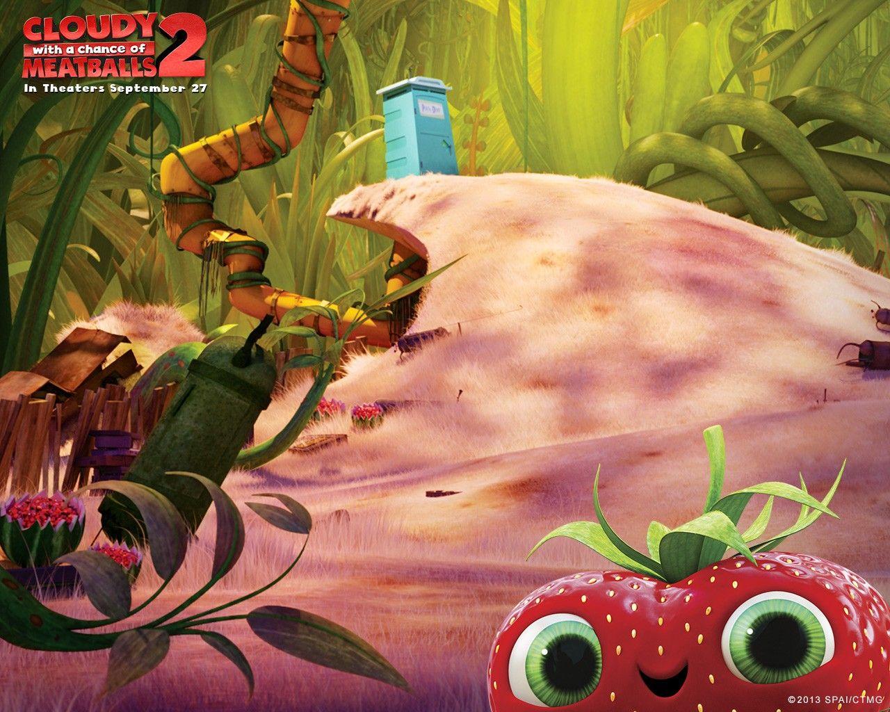 Cloudy with a Chance of Meatballs 2 Wallpaper - 1280x1024