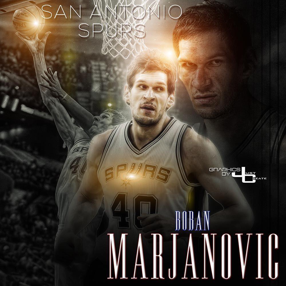 Spurs Boban Marjanović graphics by justcreate Sports Edits. Love
