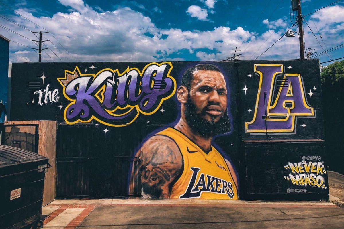 Someone Defaced Lebron James' Mural Outside a Venice Restaurant