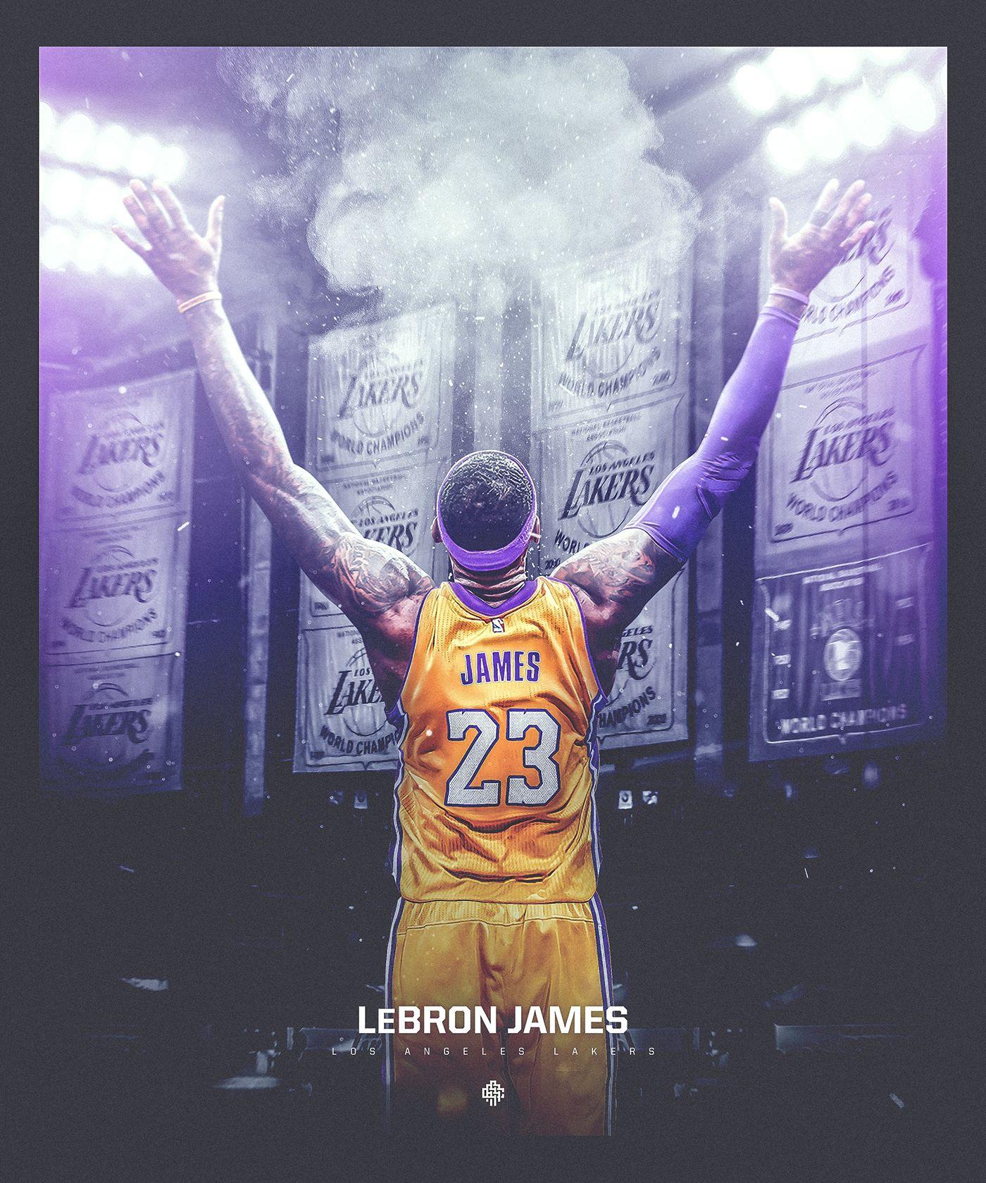 LeBron James. Pre Game Ritual. Los Angeles Lakers