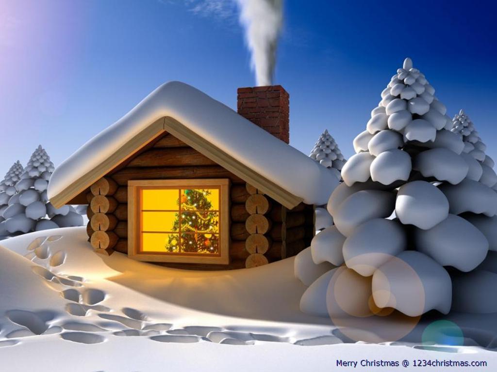 Christmas House Wallpaper for FREE Download