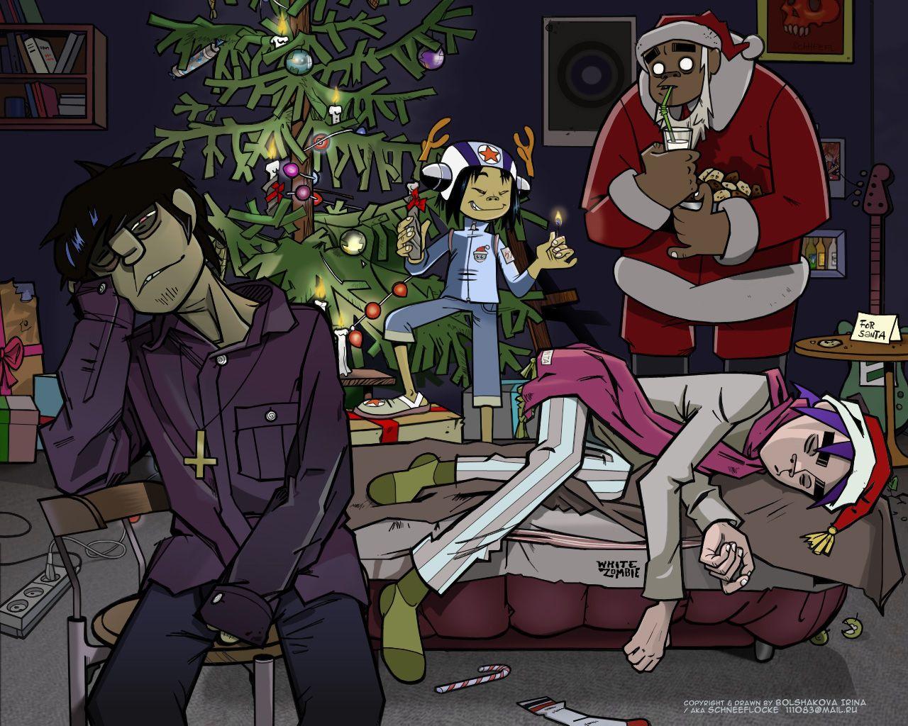 image about Gorillaz. See more about gorillaz