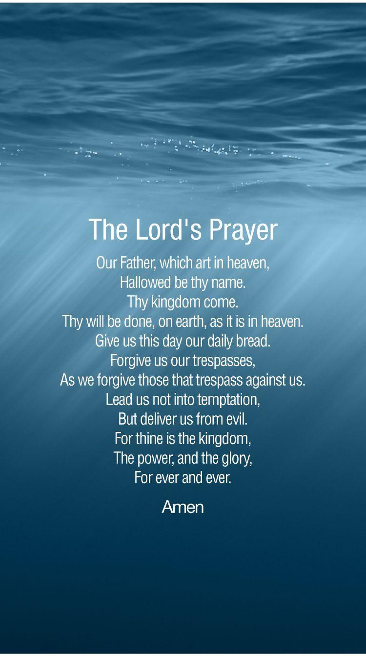 The Lord's Prayer 6. Phone Wallpaper. Prayer wallpaper