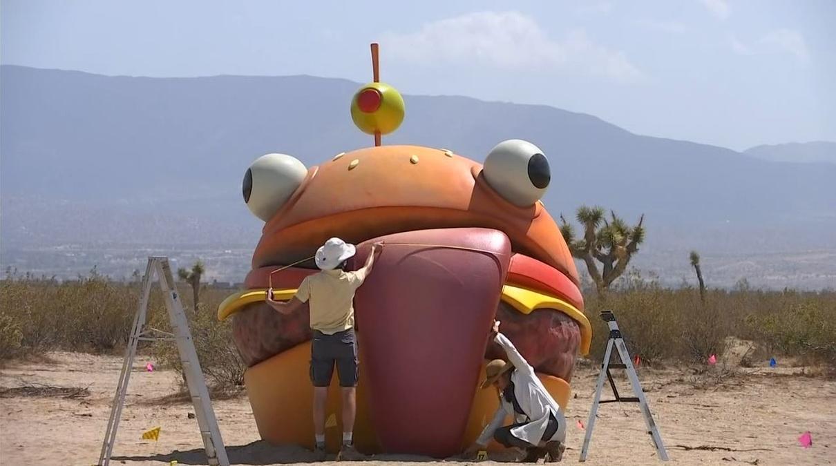 See Fortnite's 'Durr Burger' in SoCal Desertsearch.com