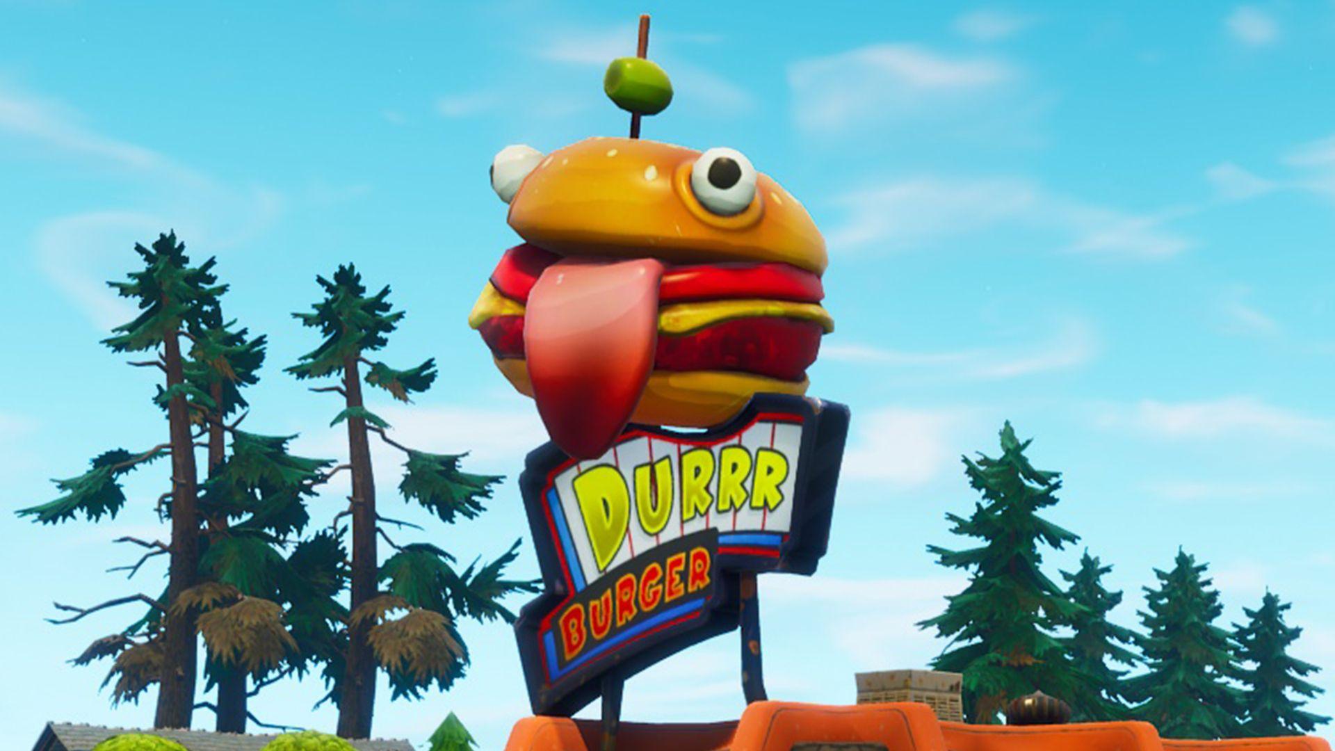 Fortnite's new skins include the Durr Burger, a sushi chef, and The.