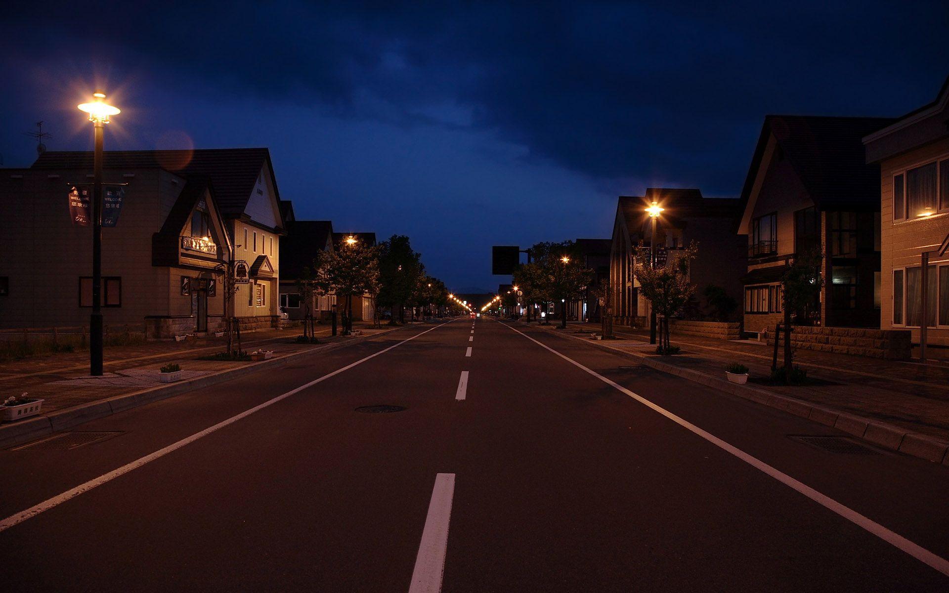 night street. HD Windows Wallpaper