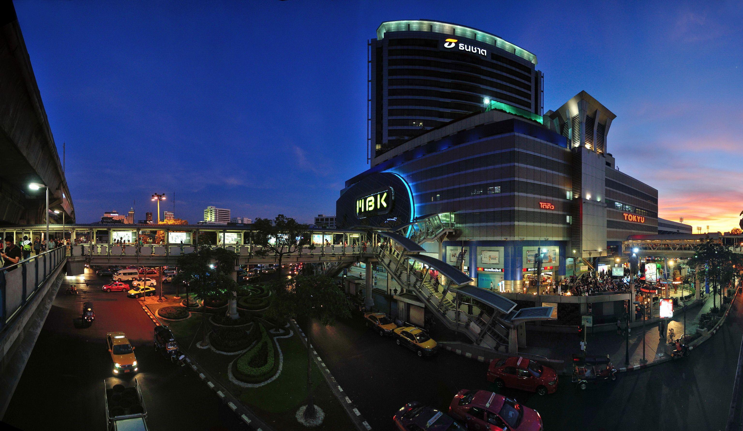 Wallpaper Bangkok Thailand Street night time Cities 3072x1780