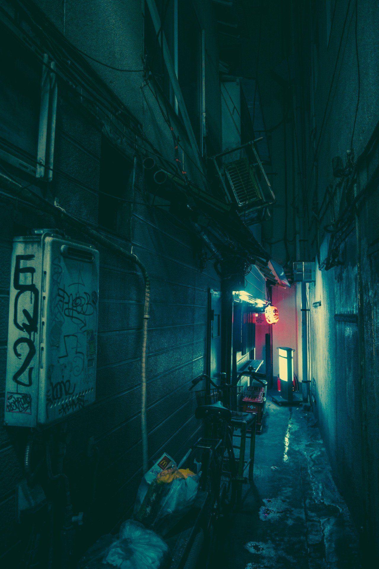 japan street night wallpaper and background