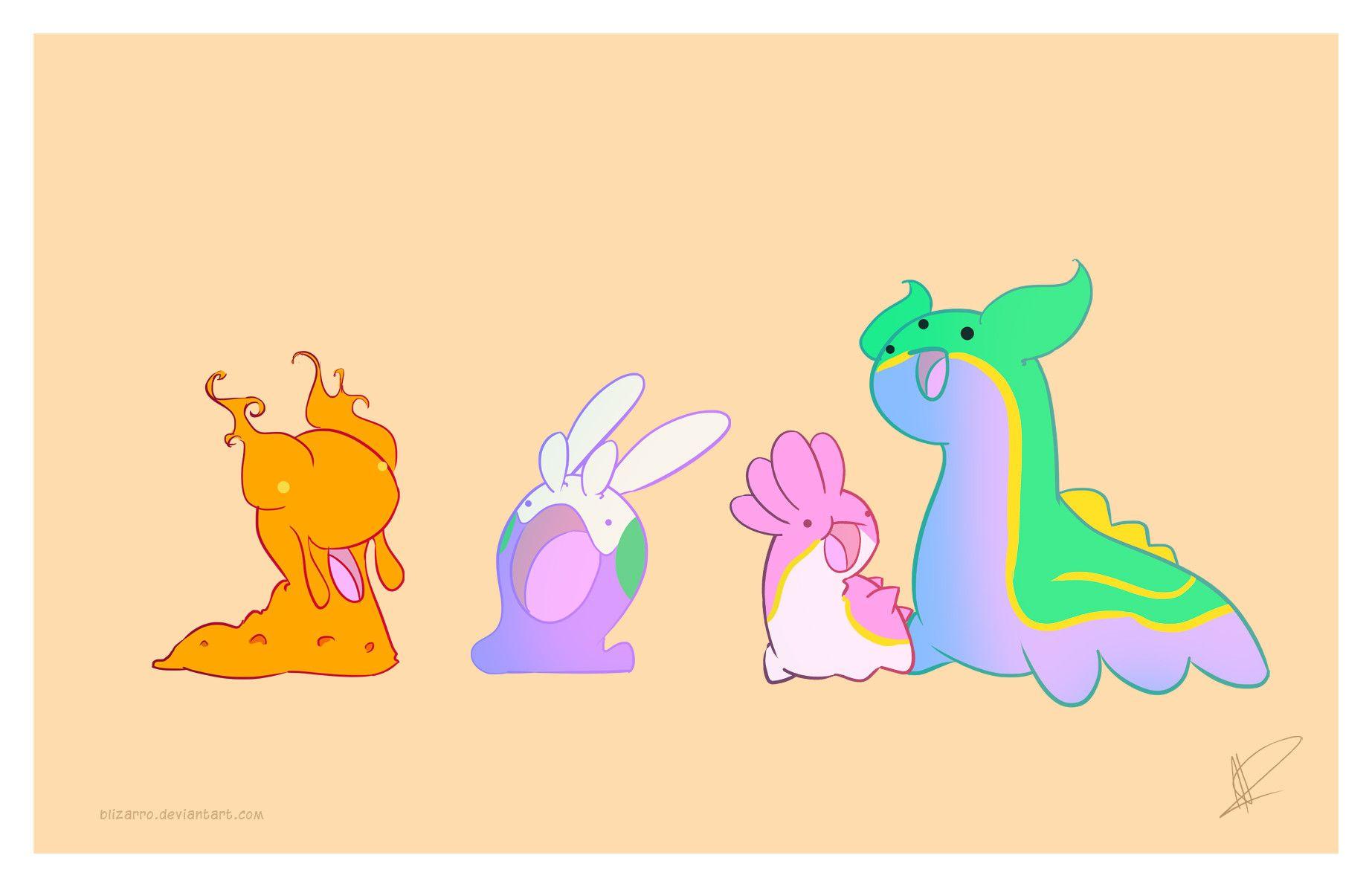 With all the Goomy love here, I thought I'd draw the welcoming party
