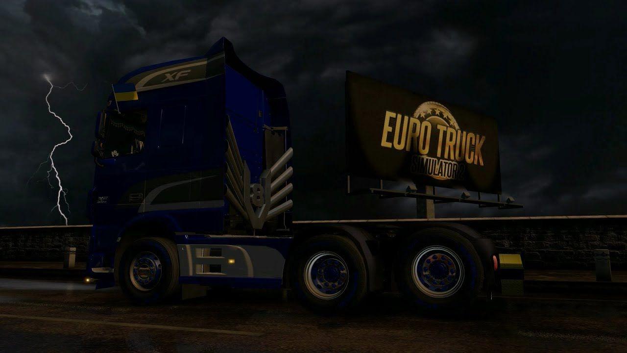 Wallpaper engine, DAF Euro 6 ETS 2 (Euro Truck Simulator 2)