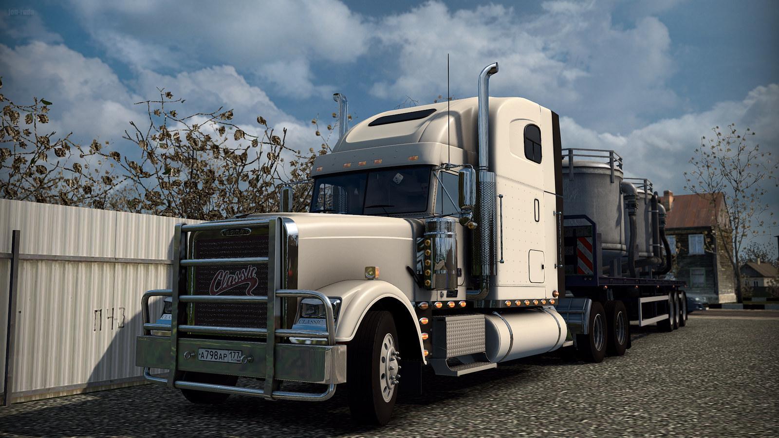 FREIGHTLINER CLASSIC XL V3.2.0 1.22. ETS2 mods. Euro truck