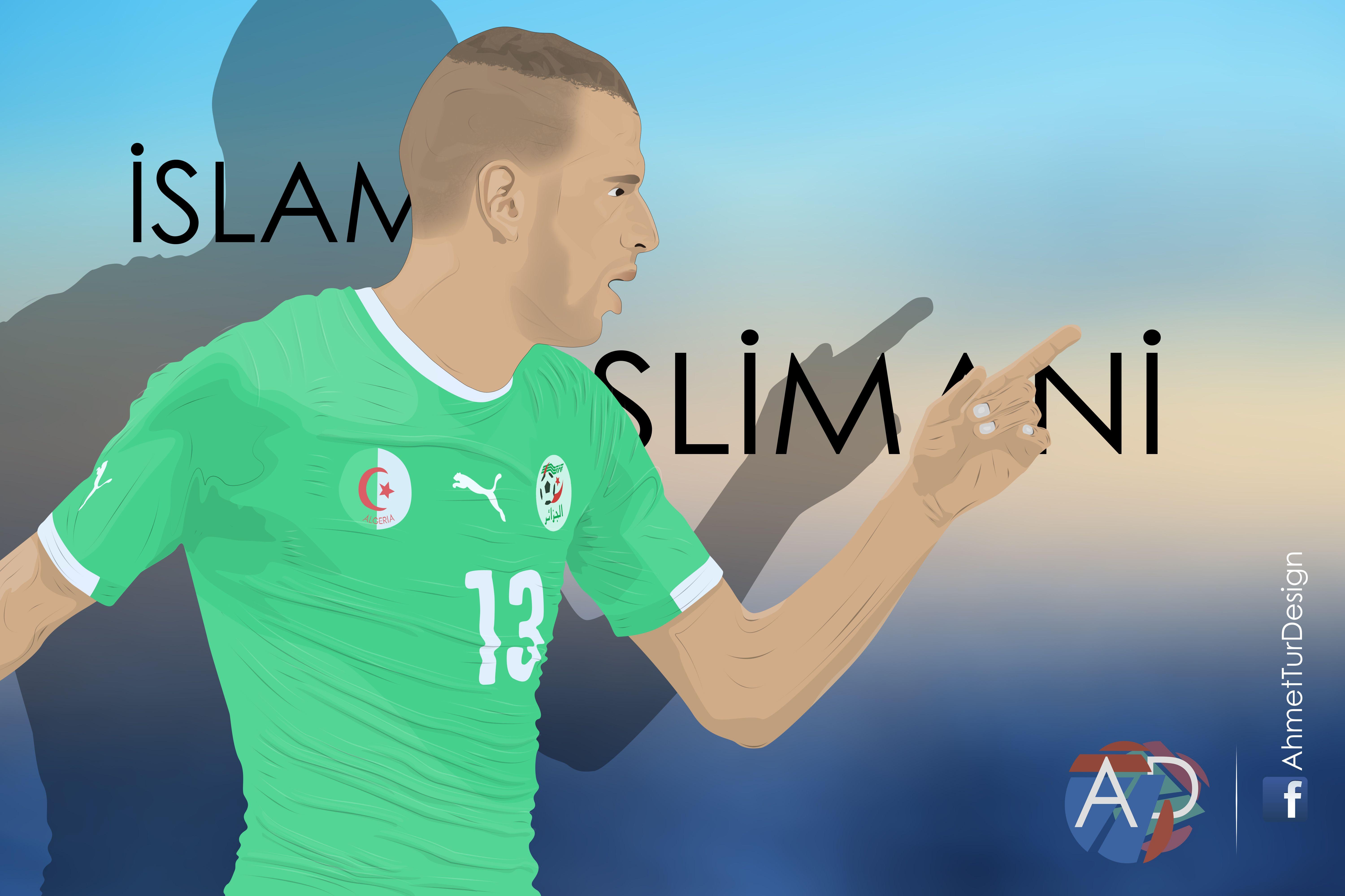 slam Slimani Vector