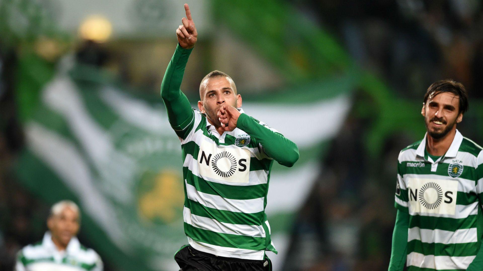 Sporting Lisbon 2 Porto 0: Slimani brace ends streak for Lopetegui's