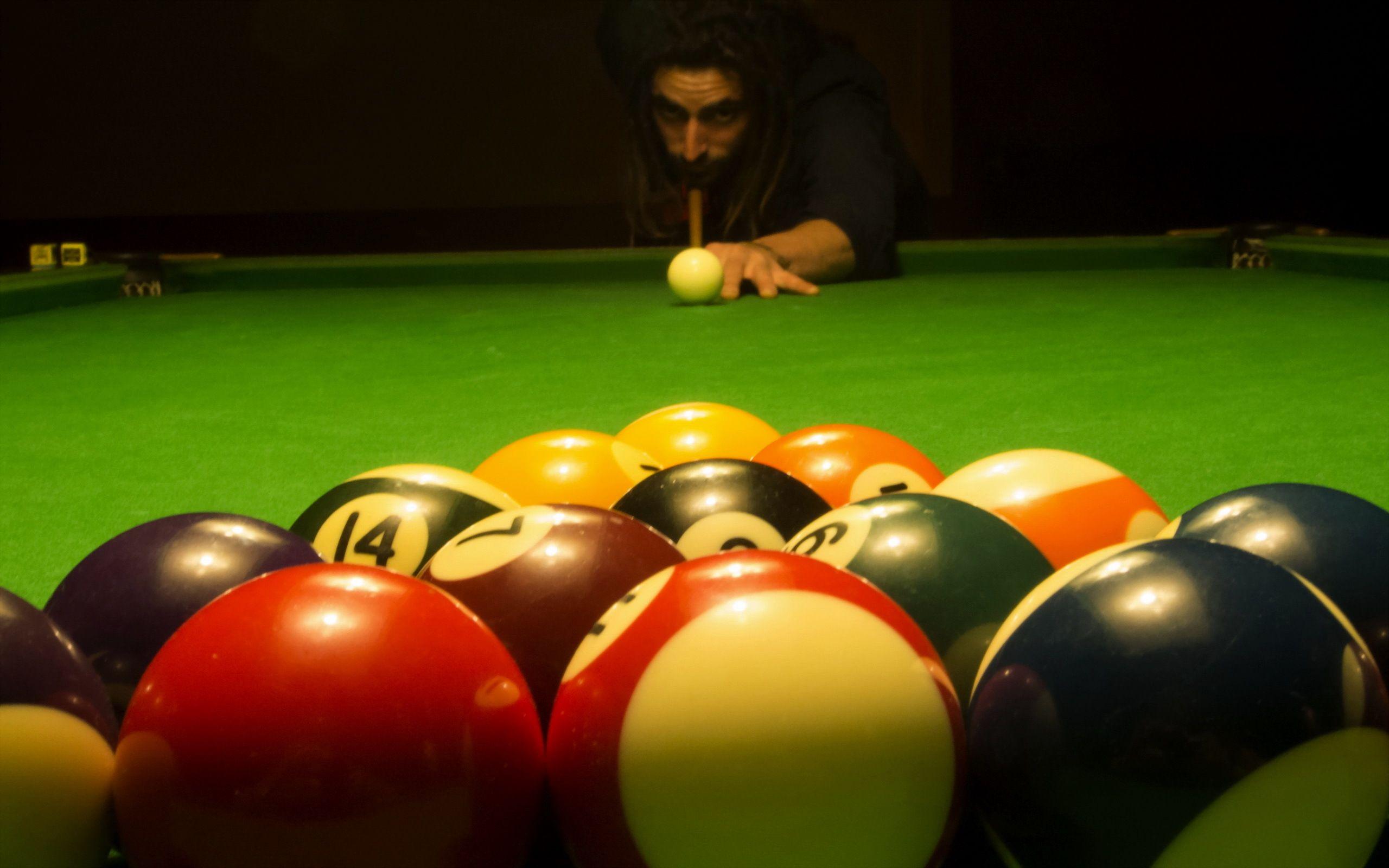 Wallpaper of Billiards, colour balls, snooker Desktop Picture & HD Photo
