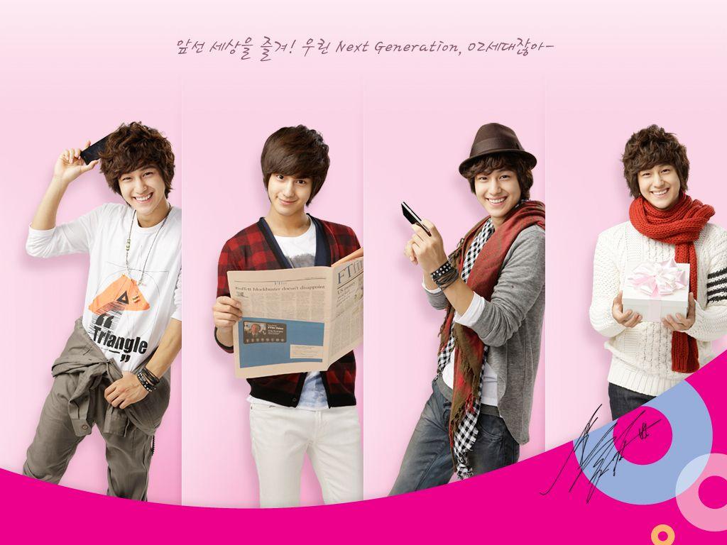 Sweet Couple From Seoul With Love: Kim Bum OZ Generation Wallpaper