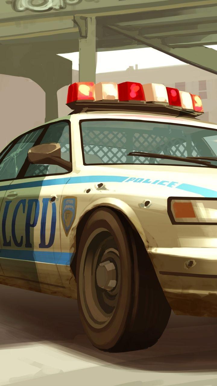 GTA 4 police car Galaxy S3 Wallpaper (720x1280)