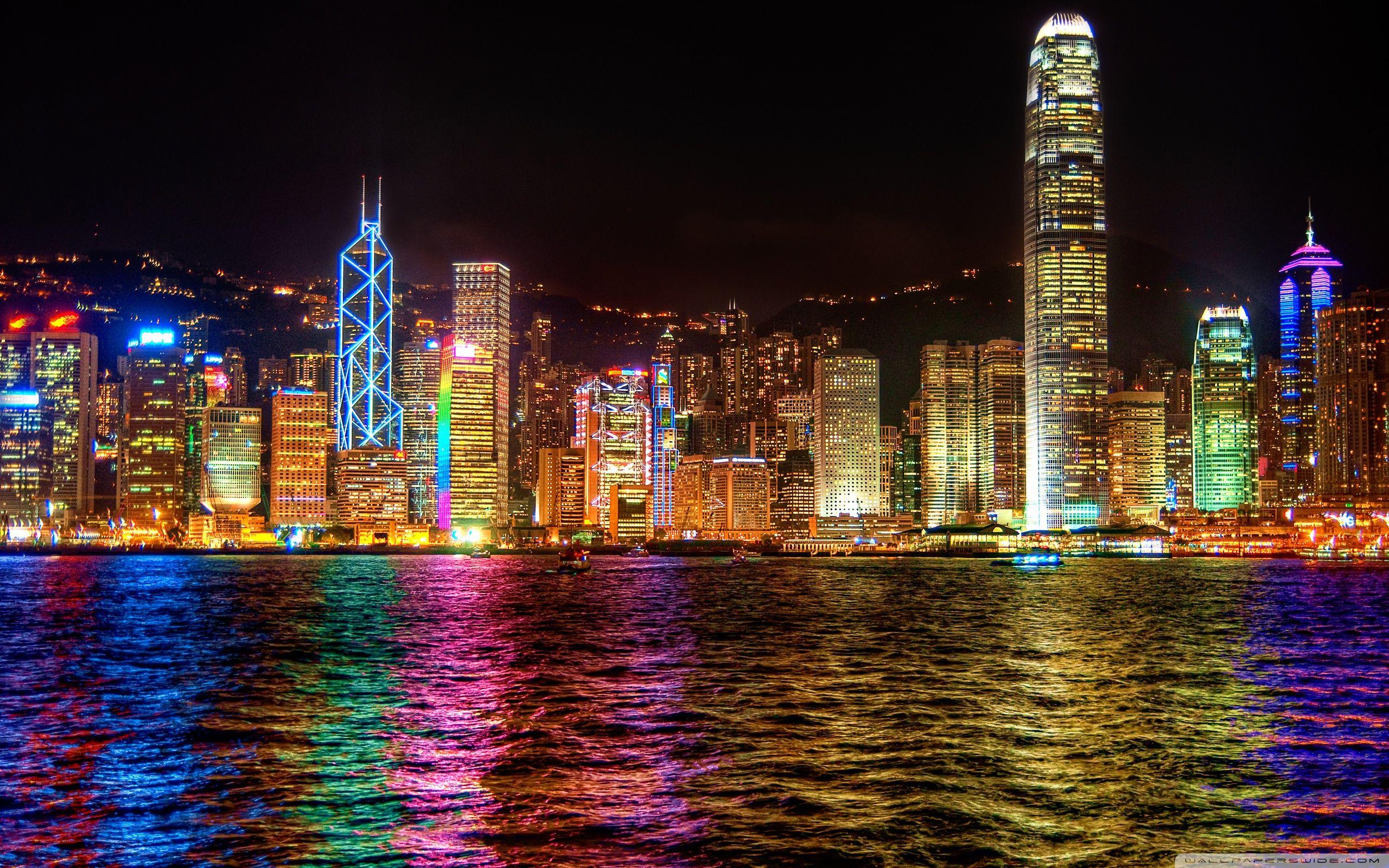 A Symphony of Lights Hong Kong ❤ 4K HD Desktop Wallpaper for 4K