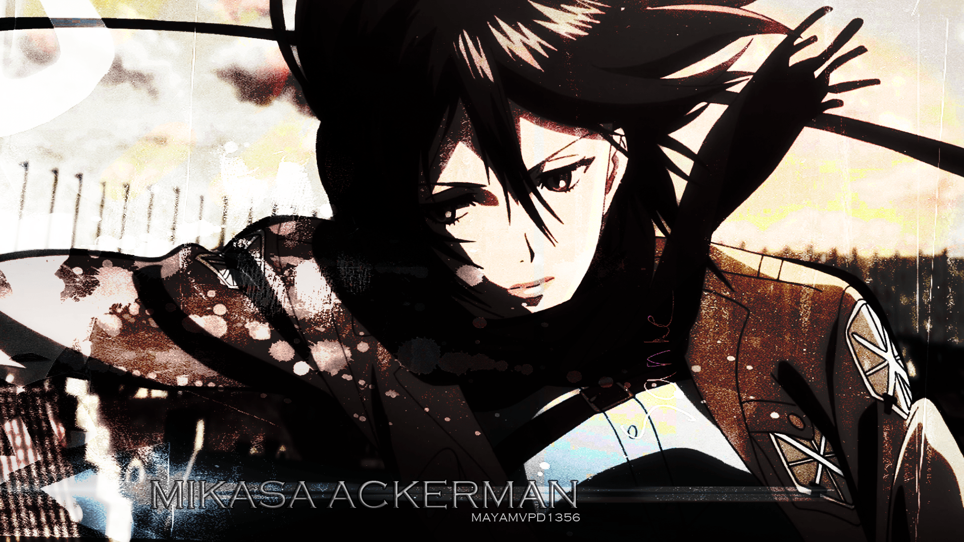 Mikasa Ackerman Snk HD Desktop Wallpaper, Instagram photo