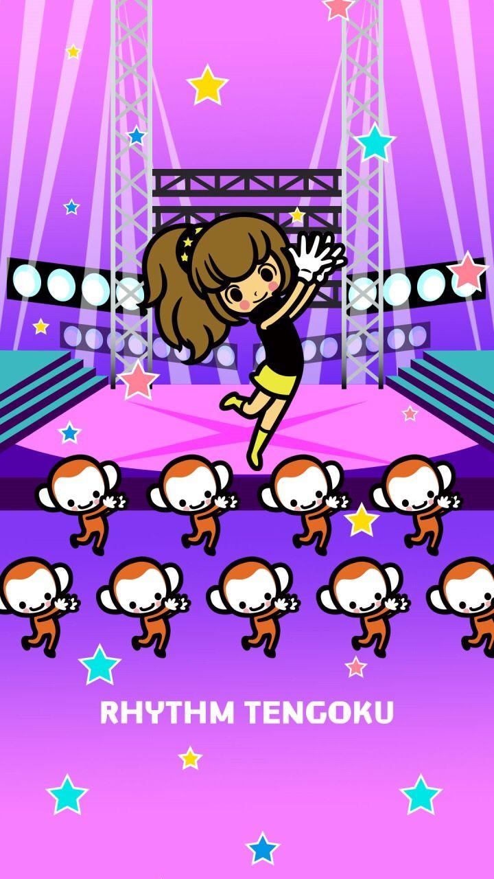 Nintendo's LINE account shares two Rhythm Heaven mobile wallpaper (uncompressed)